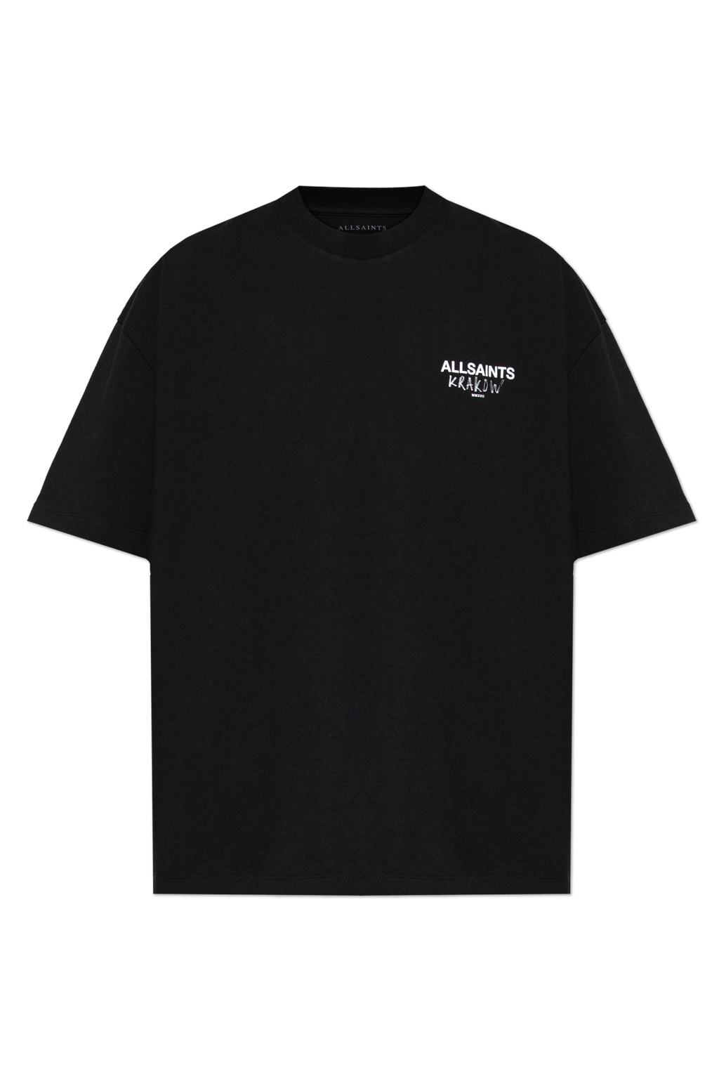 All Saints Krakow Black Tee Shirt