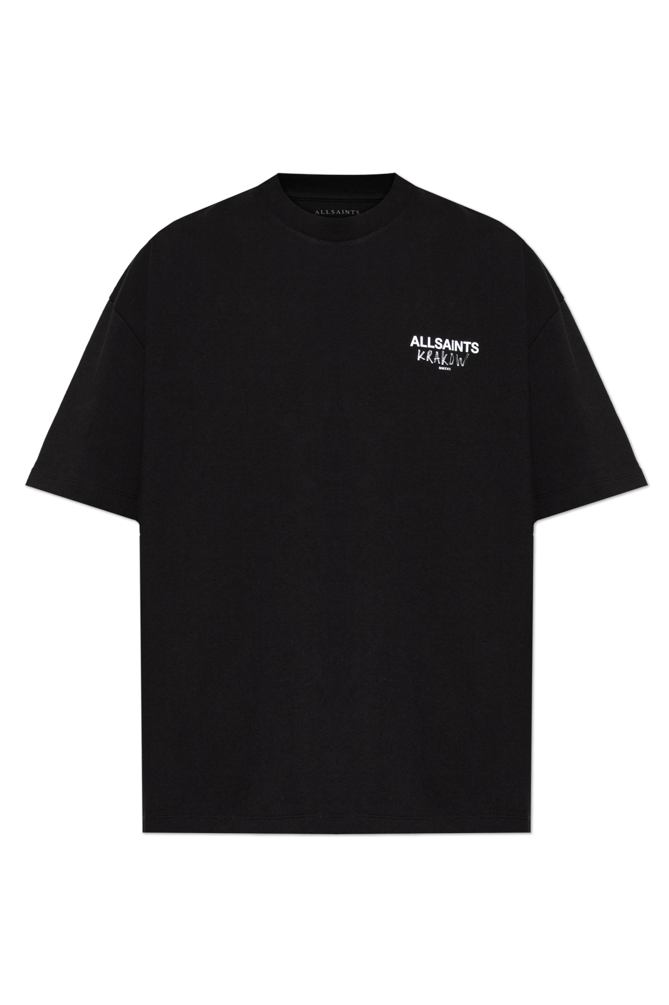 All Saints Krakow Black Tee Shirt