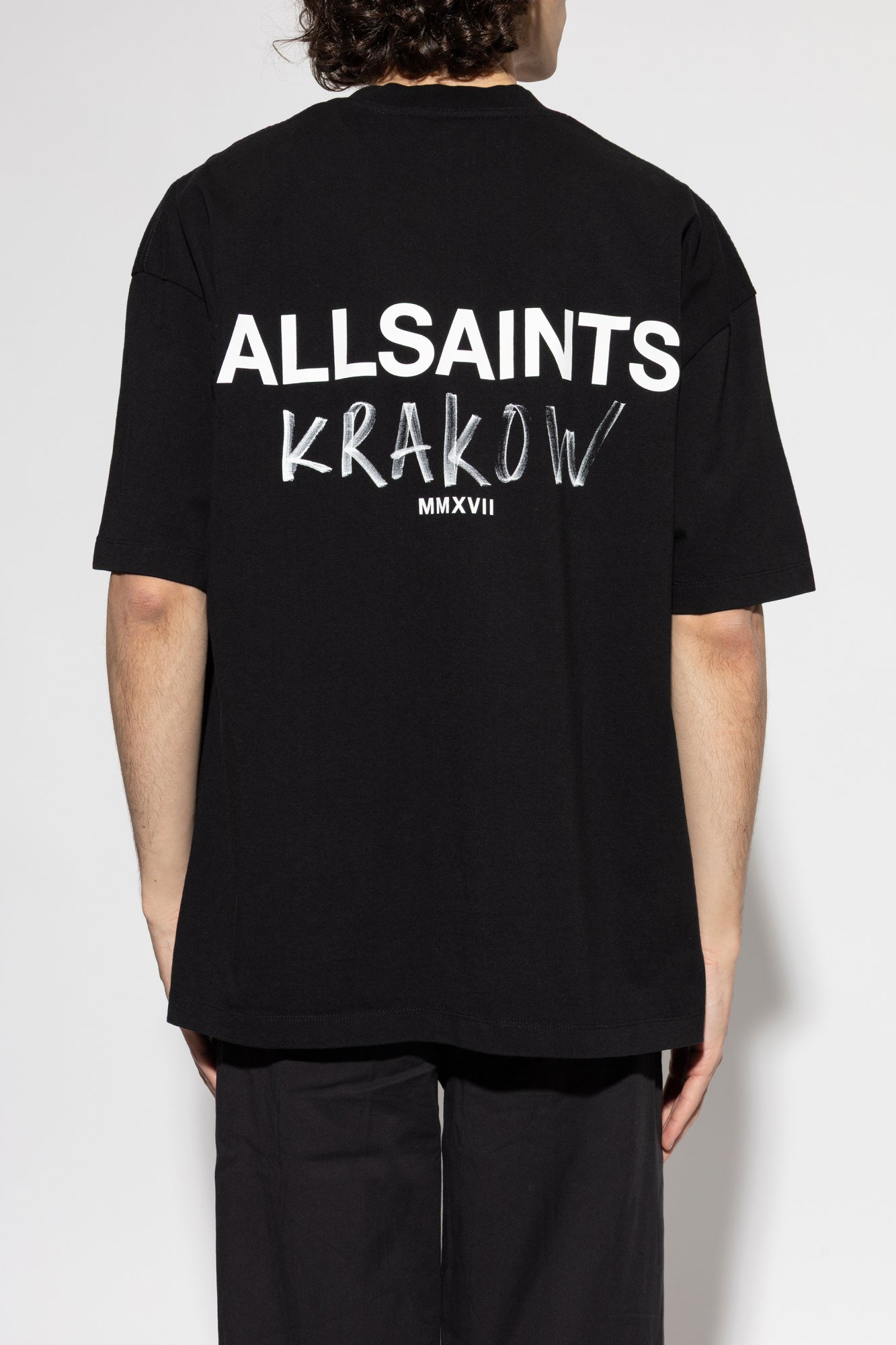All Saints Krakow Black Tee Shirt