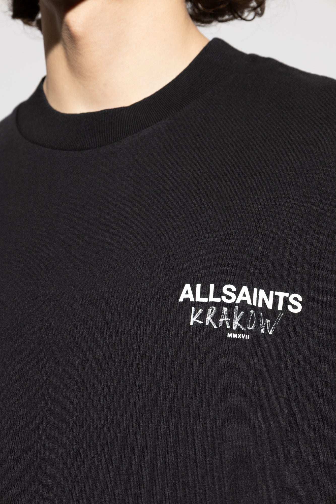 All Saints Krakow Black Tee Shirt