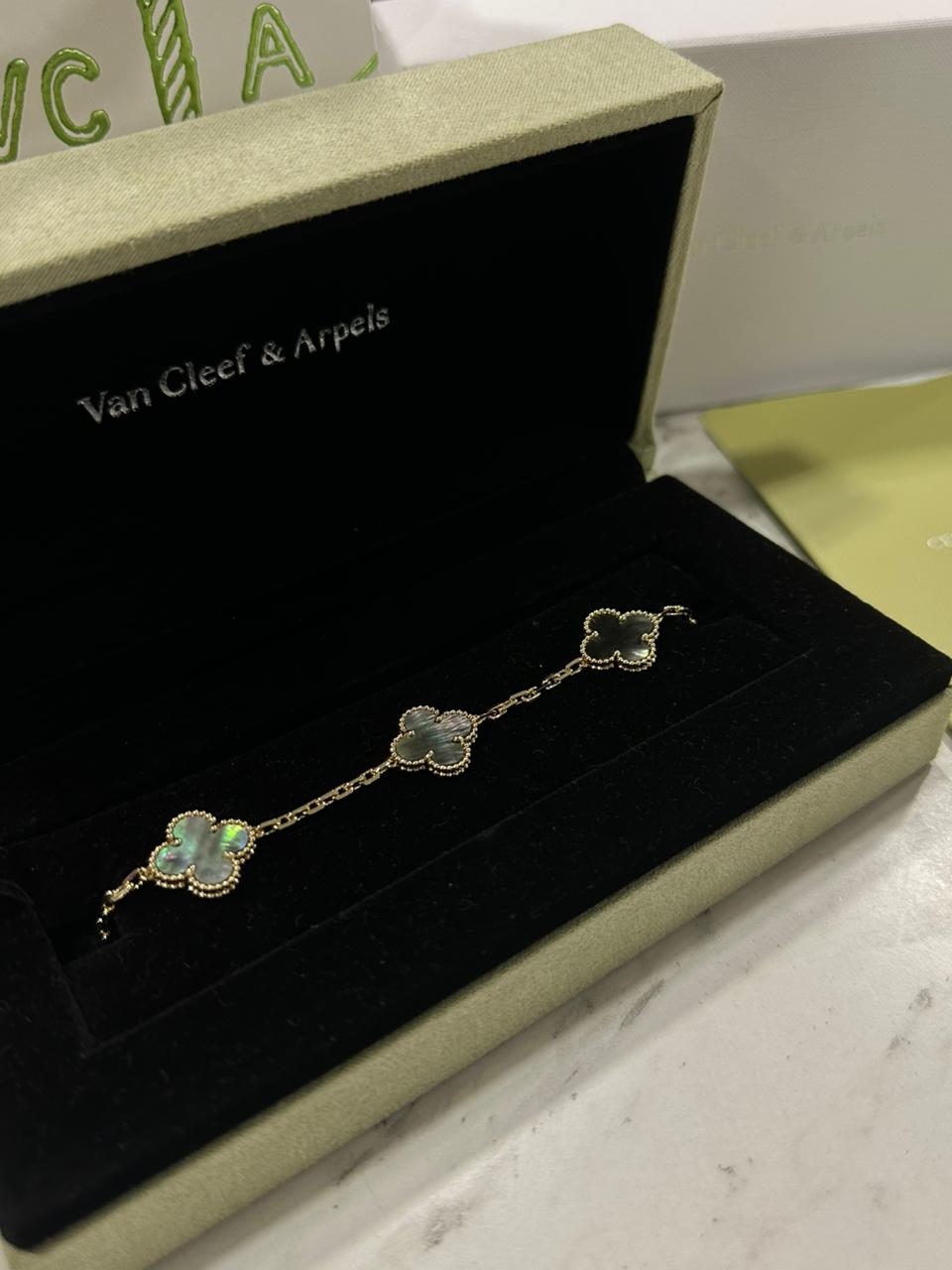 Pulso Van Cleef Plata Cromo