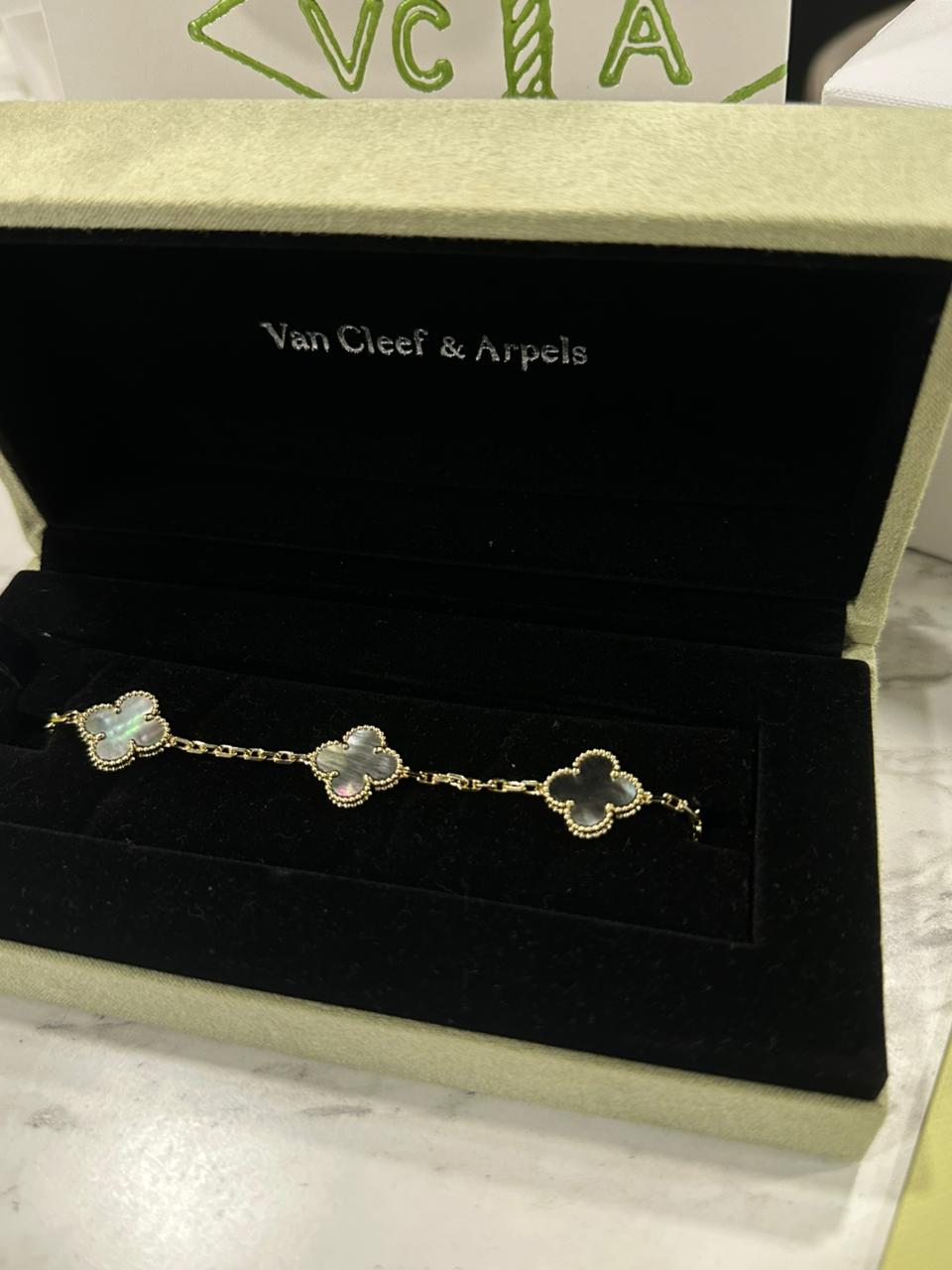 Pulso Van Cleef Plata Cromo