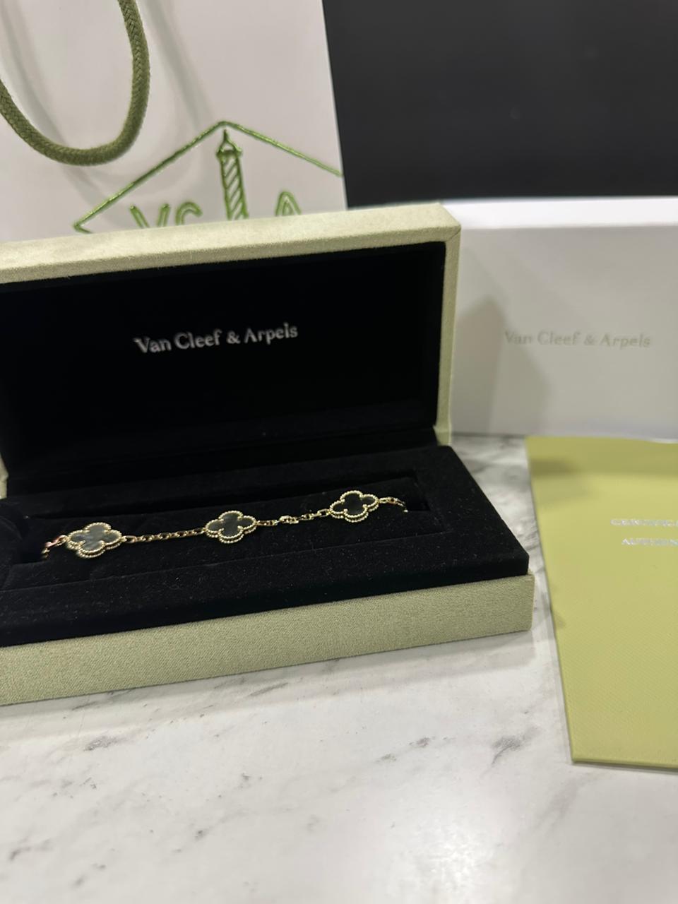 Pulso Van Cleef Plata Cromo