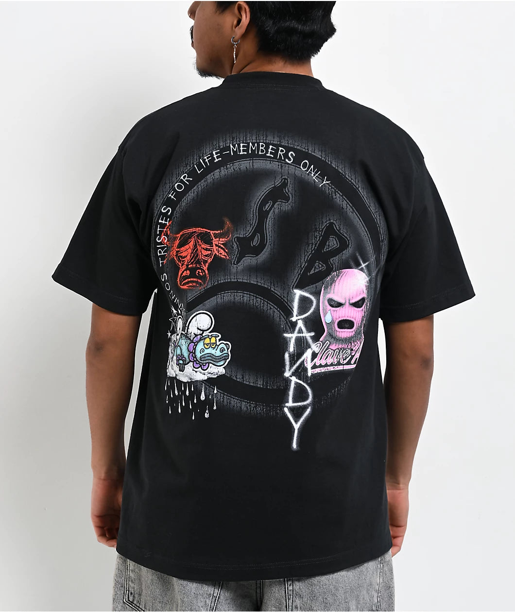 $AD BOYZ by Junior H x Dandy Hats Black T-Shirt