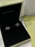 Aretes Van Cleef Plata