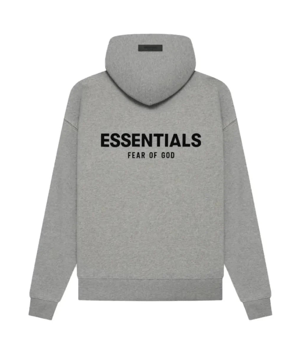 Essentials Fear Of God Hoodie Gris Oscuro